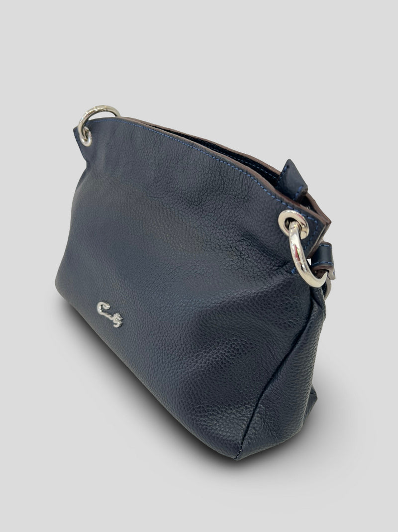 Bolso Bandolera CATS Argollas MARINO