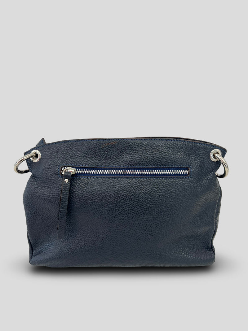 Bolso Bandolera CATS Argollas MARINO