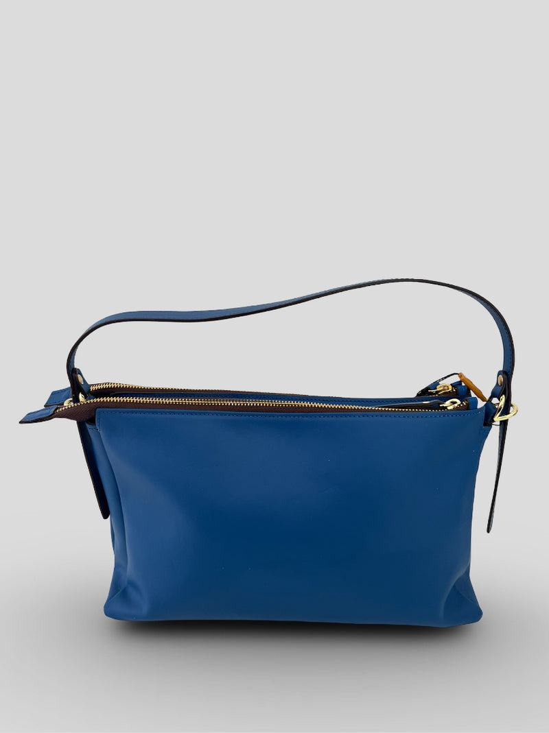 Bolso Hobo CATS Tres Compartimentos AZUL