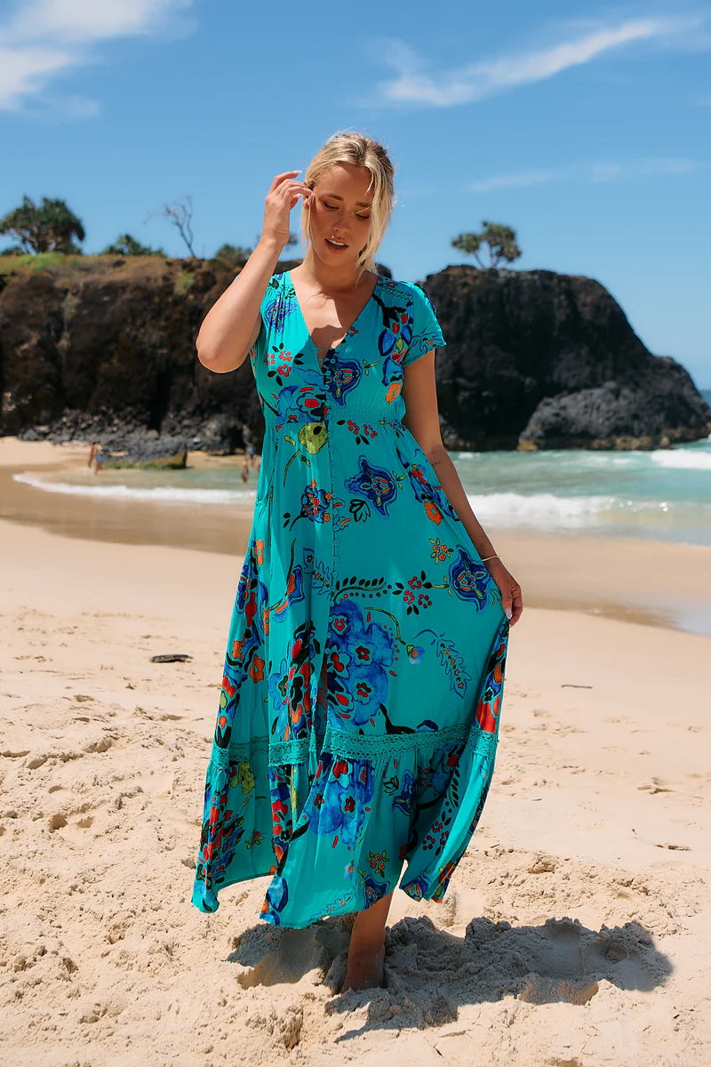 Vestido JAASE Carmen Isla Mare VERDE MAR