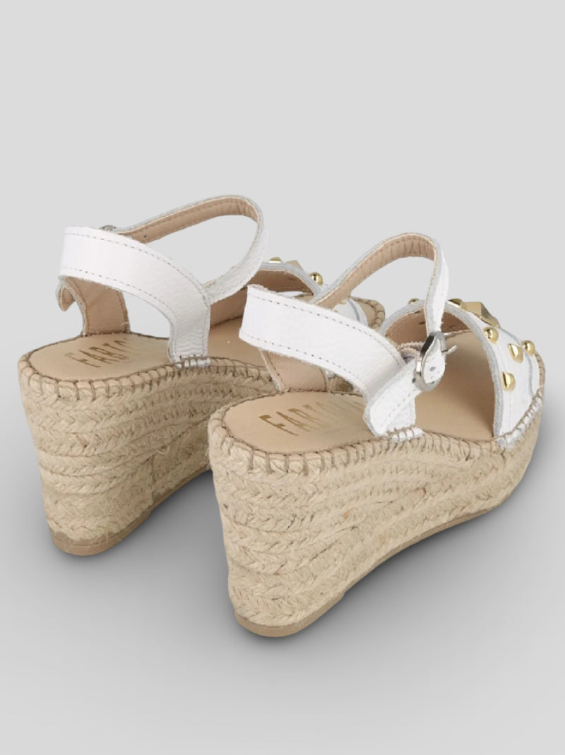 Sandalia FABIOLAS Laura Tachas BLANCO