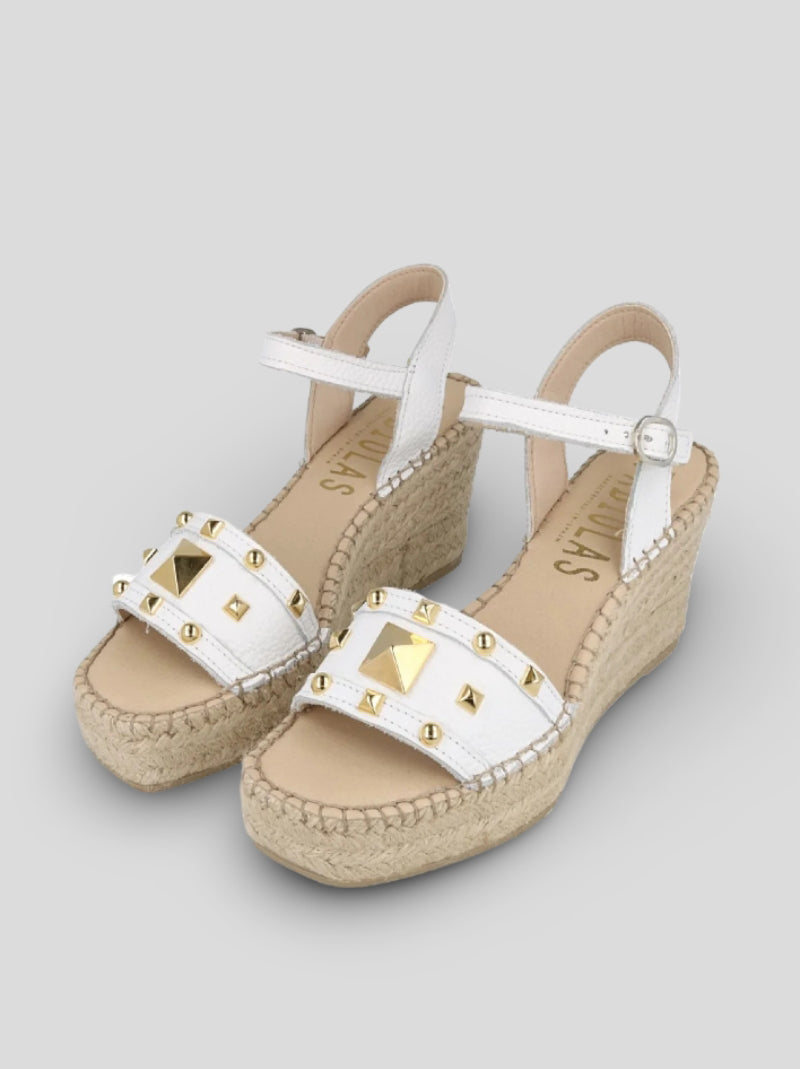 Sandalia FABIOLAS Laura Tachas BLANCO