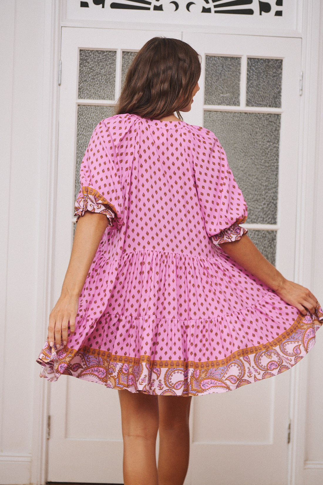 Vestido JAASE Petal Mini Venus ROSA