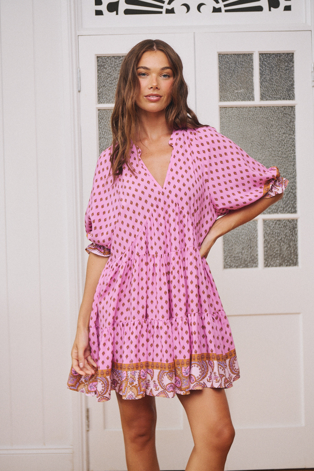 Vestido JAASE Petal Mini Venus ROSA