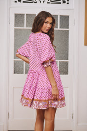 Vestido JAASE Petal Mini Venus ROSA