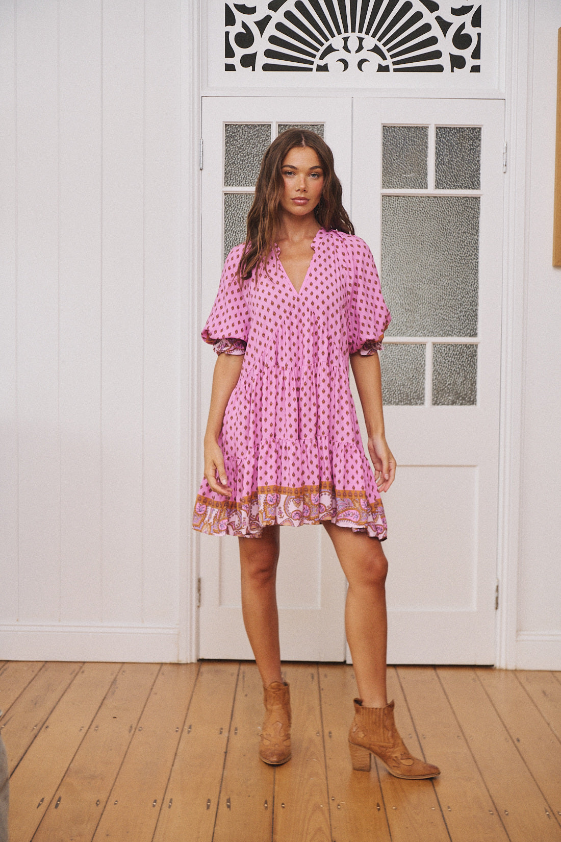 Vestido JAASE Petal Mini Venus ROSA