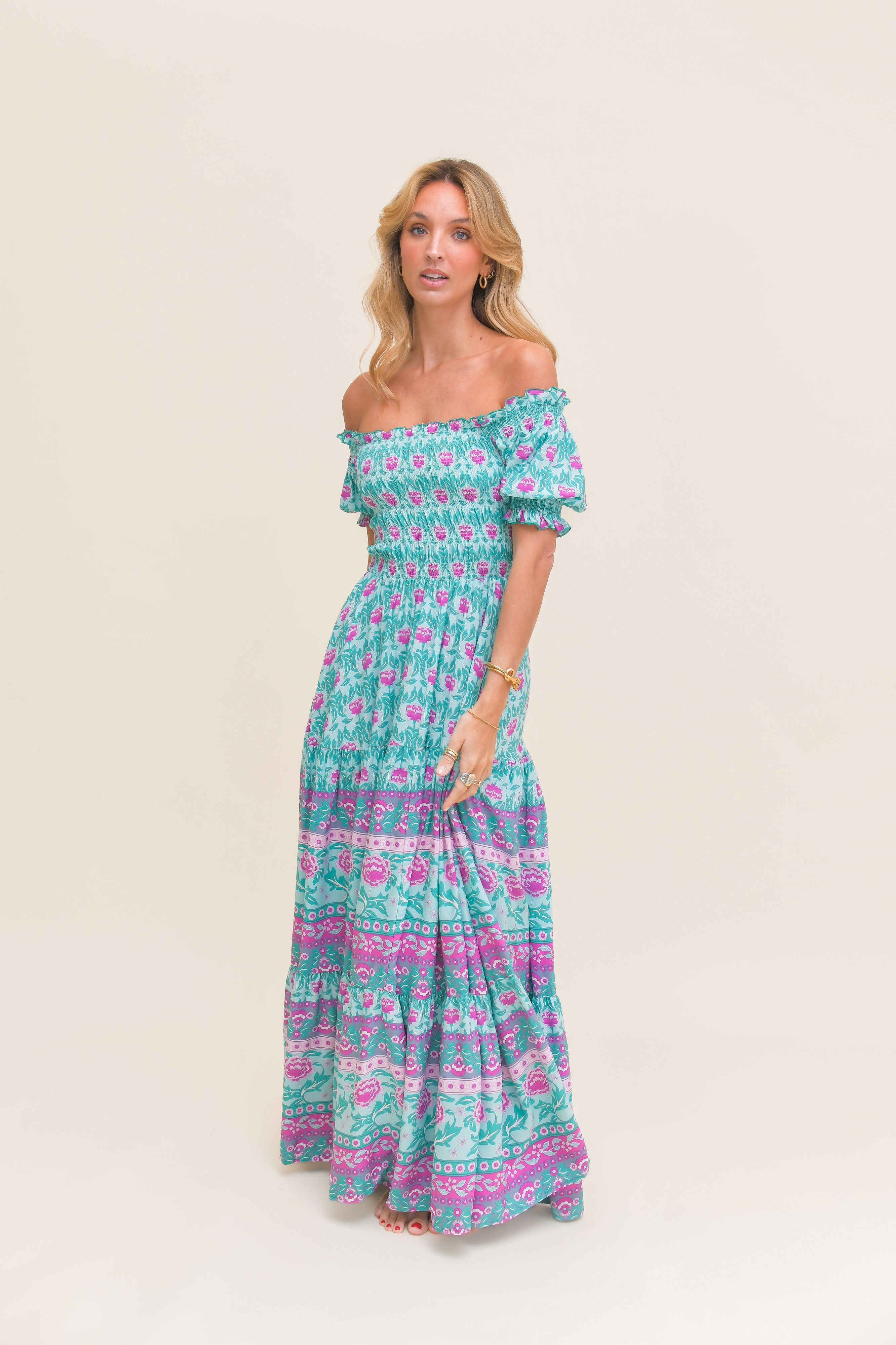 Vestido JAASE Claudette Boreal VERDE