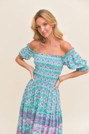 Vestido JAASE Claudette Boreal VERDE