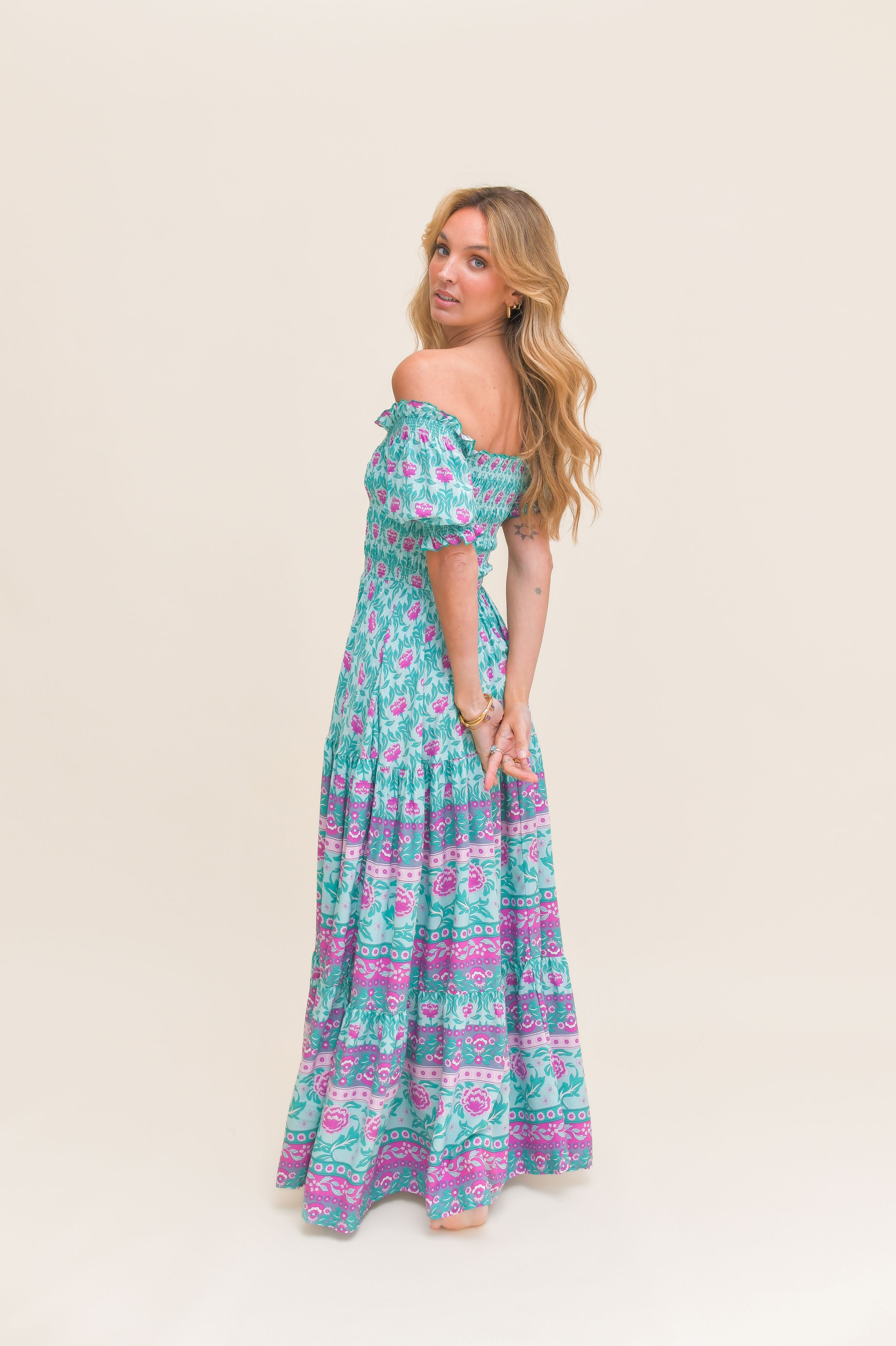 Vestido JAASE Claudette Boreal VERDE