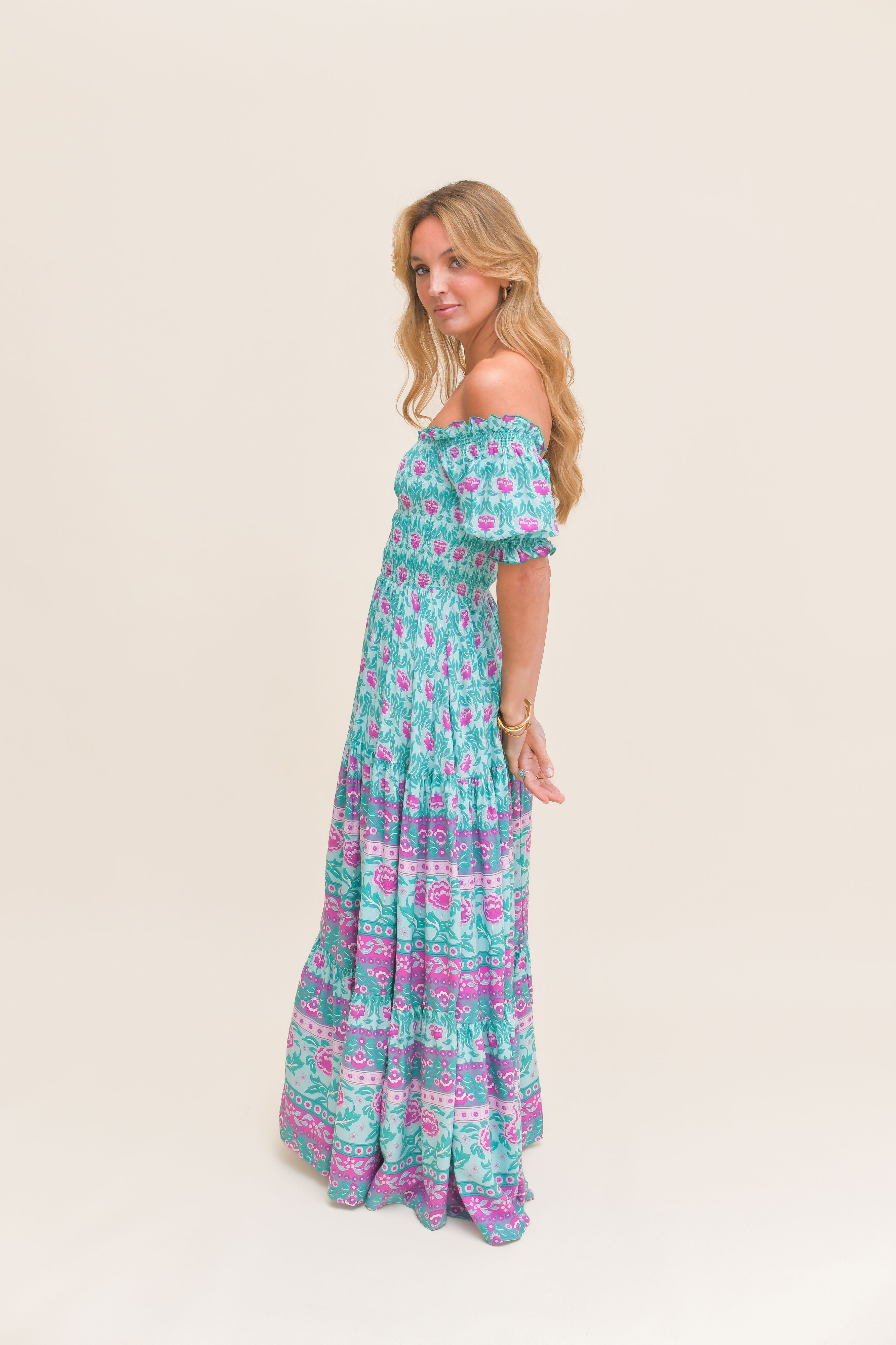 Vestido JAASE Claudette Boreal VERDE