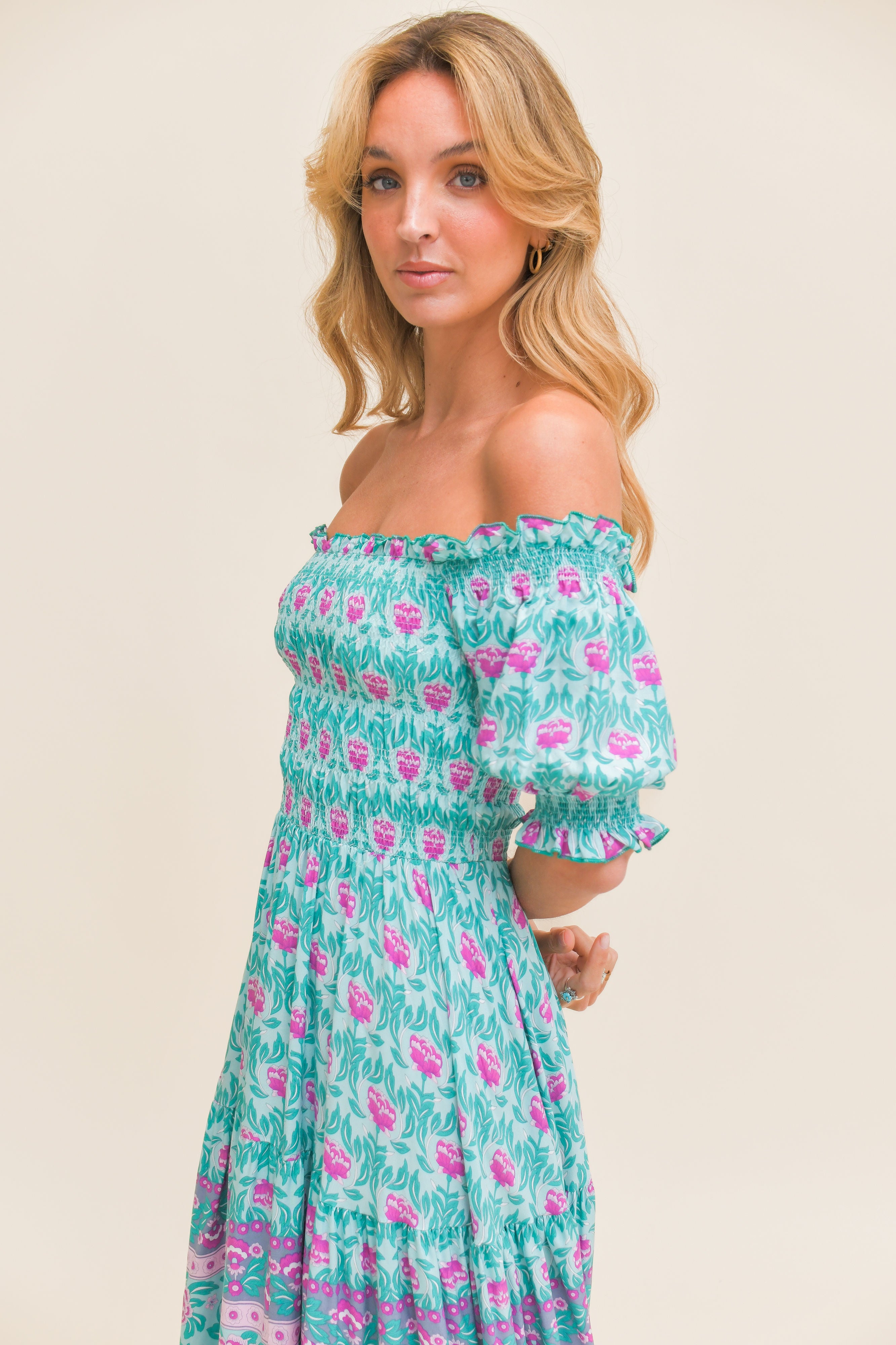 Vestido JAASE Claudette Boreal VERDE