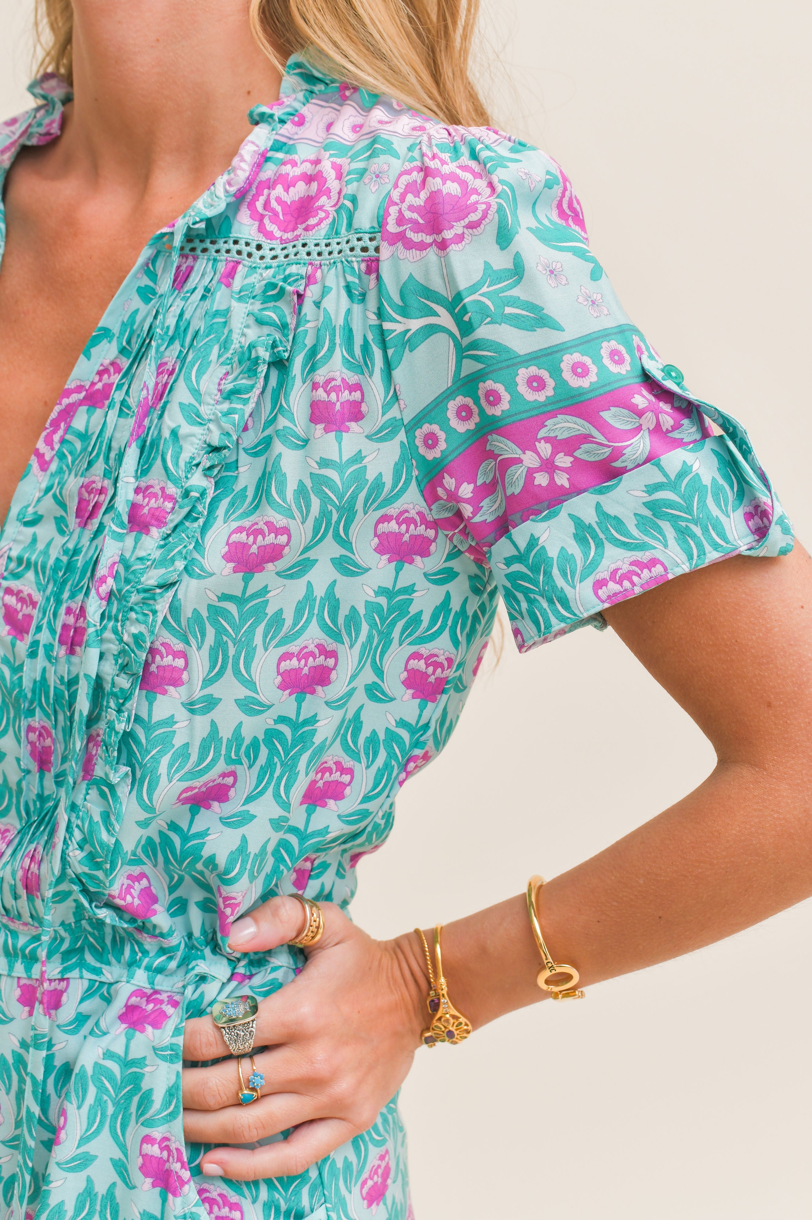 Vestido Corto JAASE Remy Boreal VERDE