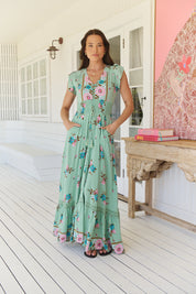 Vestido Largo JAASE Romi Maribel VERDE