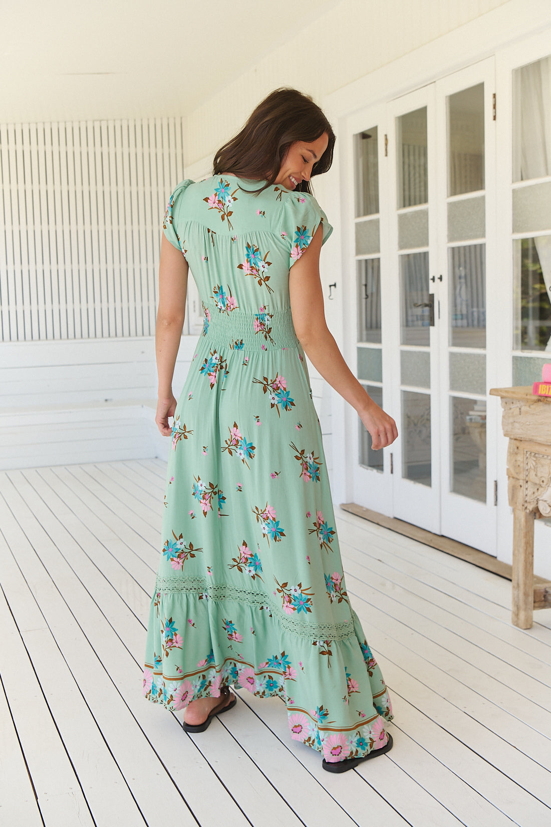 Vestido Largo JAASE Romi Maribel VERDE
