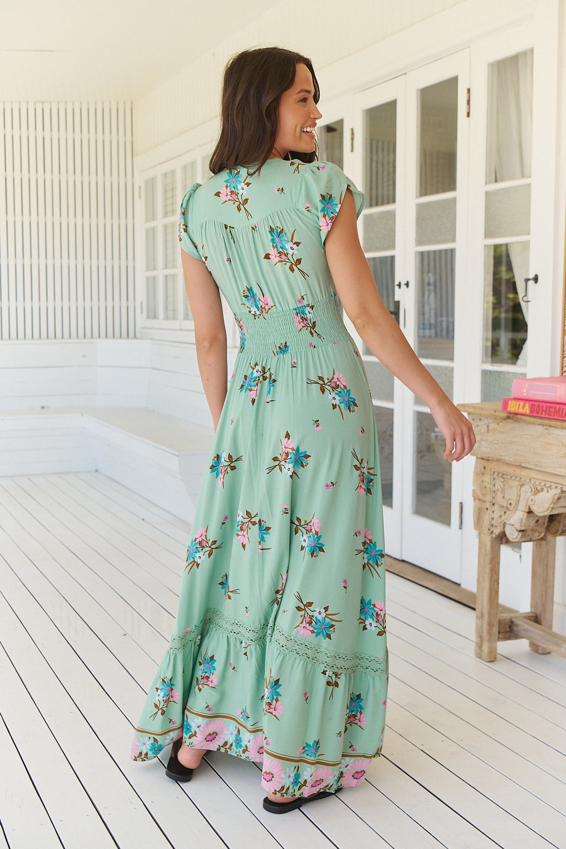 Vestido Largo JAASE Romi Maribel VERDE