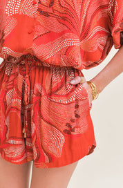 Shorts JAASE Charlie Hibiscus Print