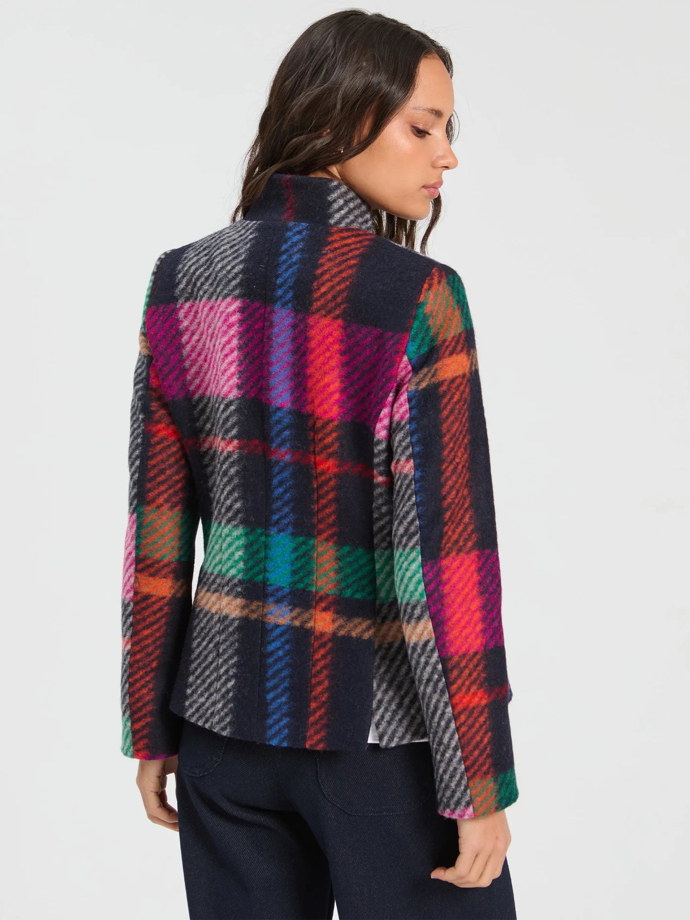 Chaqueta VILAGALLO Lana Cuadros