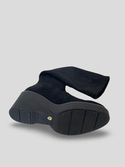 Bota Cuña MISS ELASTIC Cushy Ante NEGRO