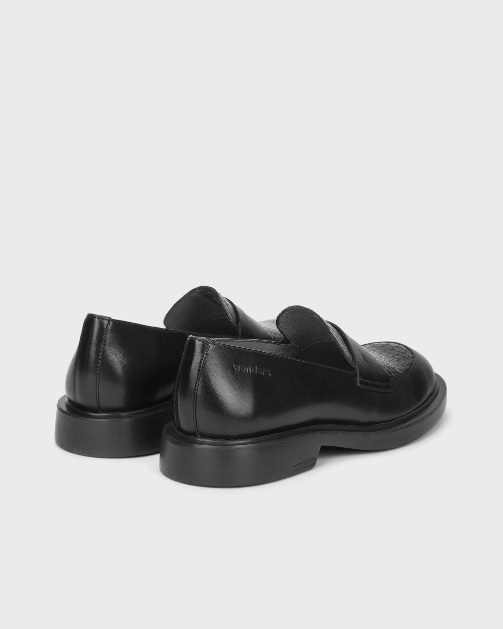 Mocasín WONDERS Penny 01 NEGRO