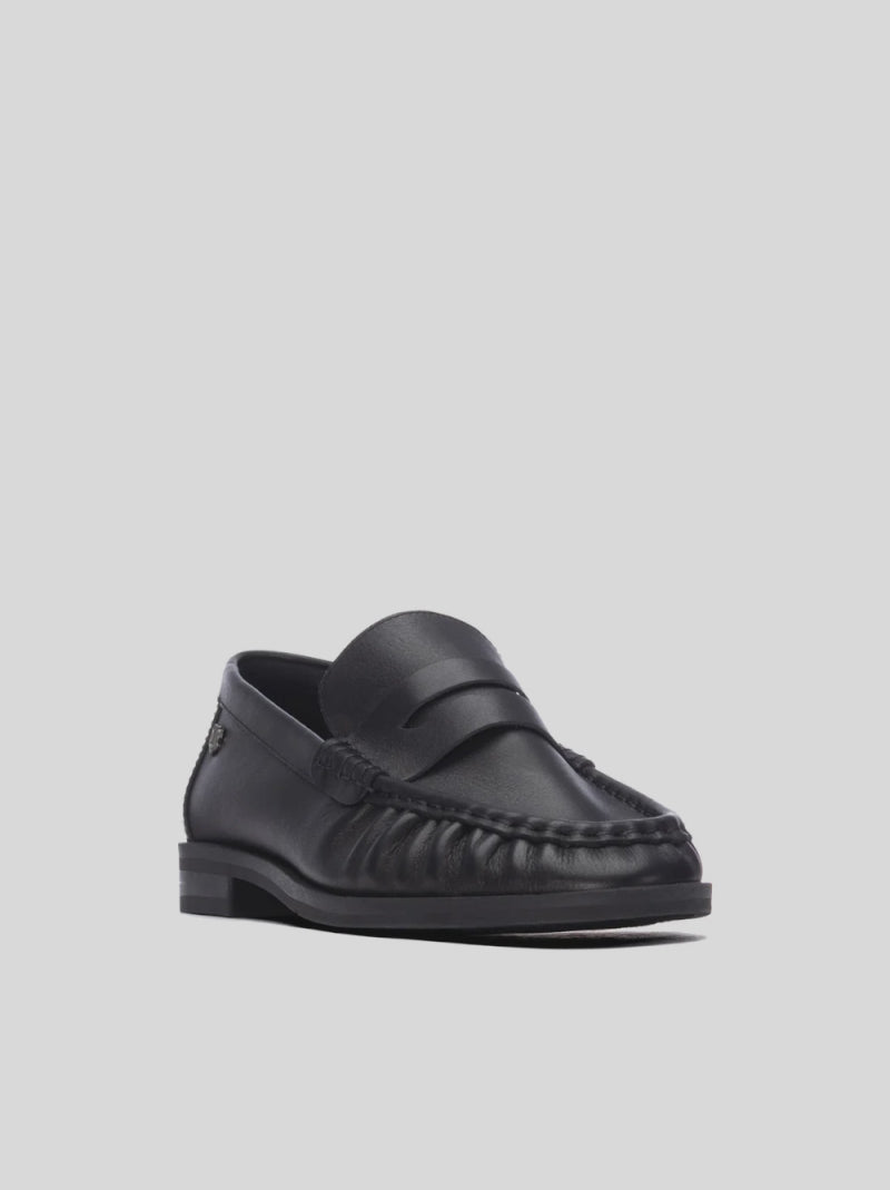 Mocasín Plano CARMELA Piel NEGRO
