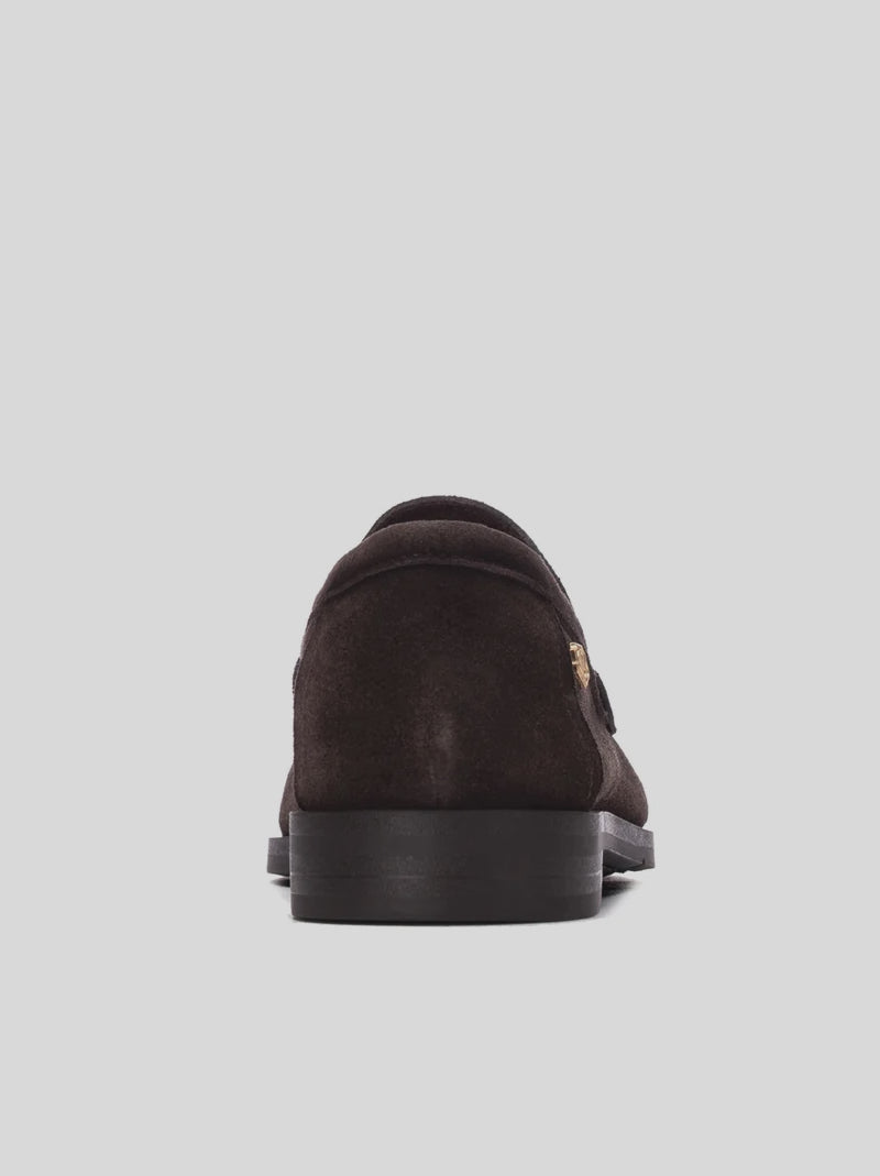 Mocasín Plano CARMELA Ante MARRÓN