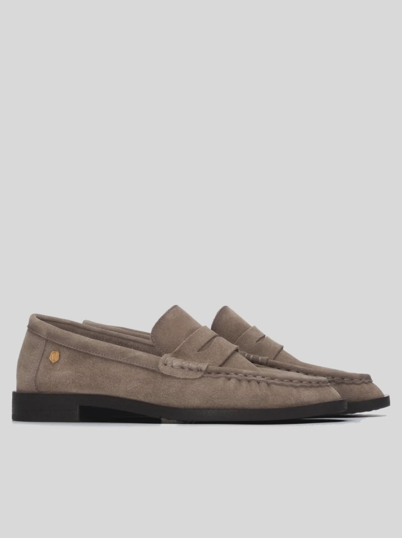Mocasín Plano CARMELA Ante TAUPE