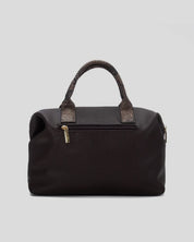 Bolso Dos Asas CARMELA Combi Ante MARRÓN