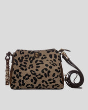 Bandolera CARMELA Pelo LEOPARDO TAUPE