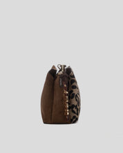 Bandolera CARMELA Pelo LEOPARDO TAUPE
