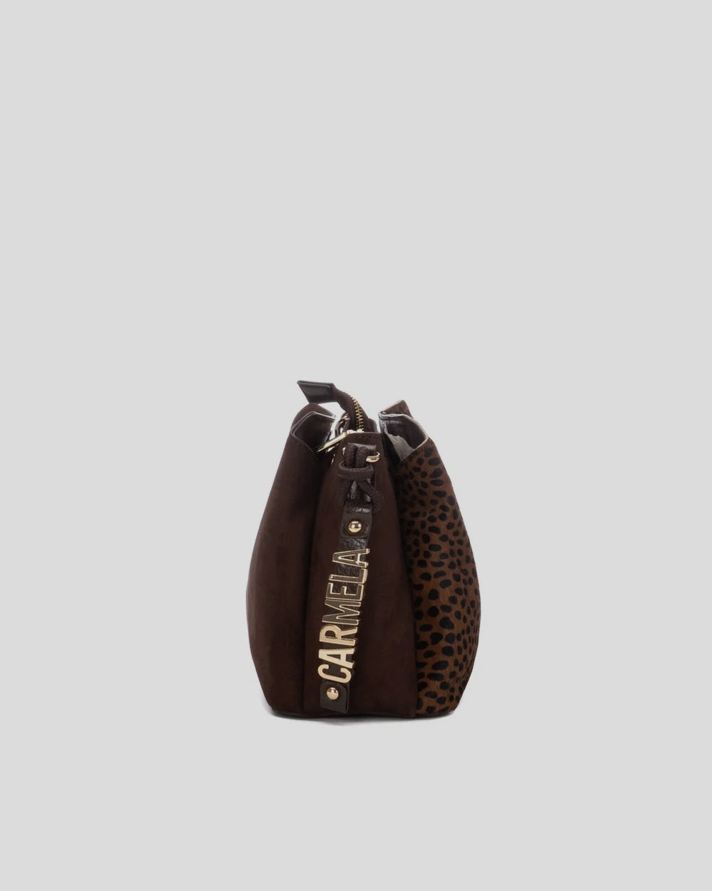 Bandolera CARMELA Pelo GUEPARDO MARRÓN