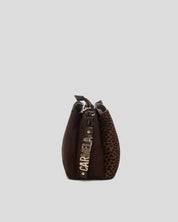 Bandolera CARMELA Pelo GUEPARDO MARRÓN