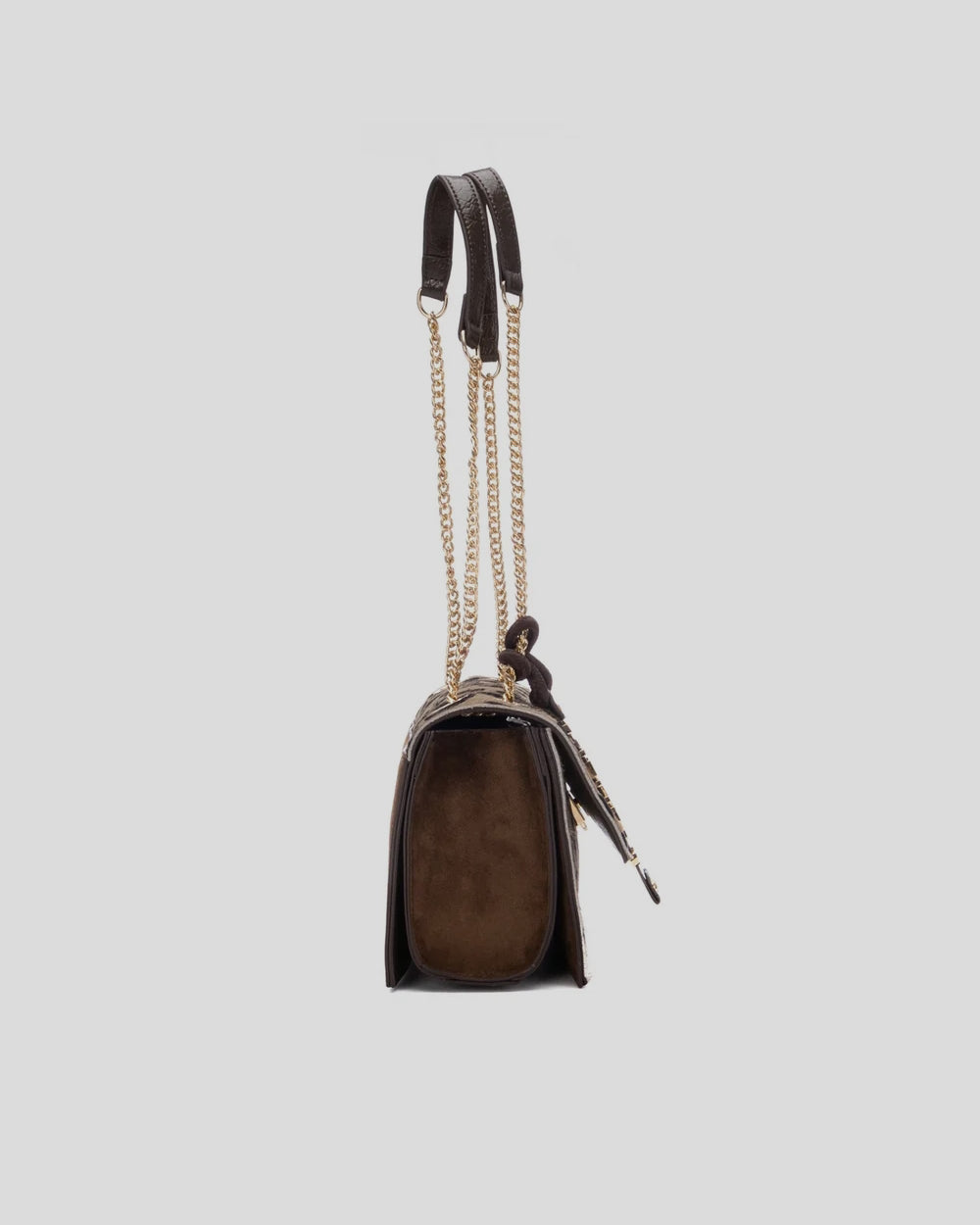 Bolso CARMELA Solapa Pelo LEOPARDO TAUPE