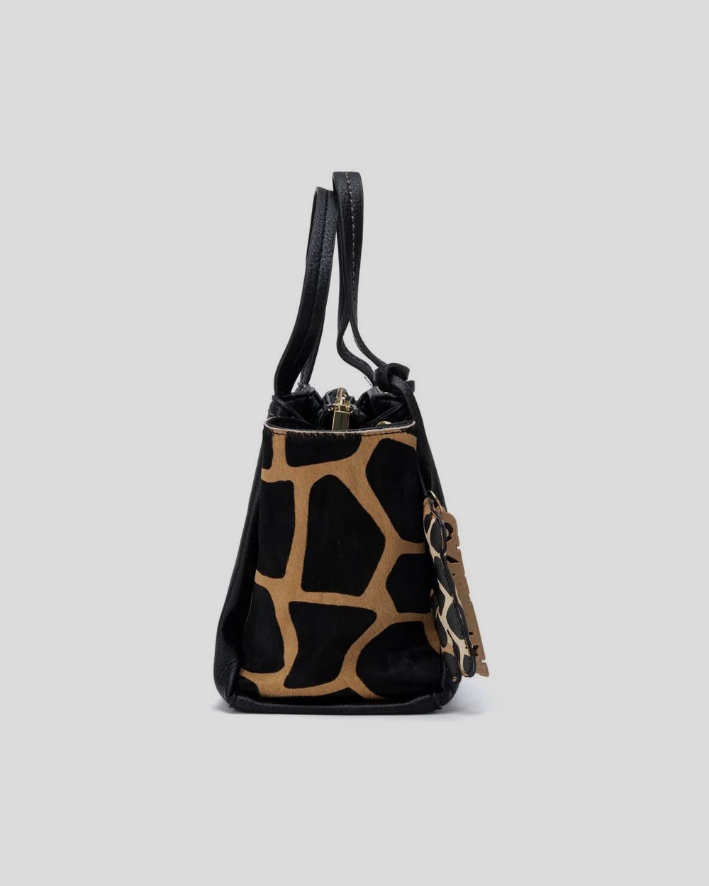 Bolso Dos Asas CARMELA Jirafa NEGRO