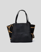 Bolso Dos Asas CARMELA Jirafa NEGRO