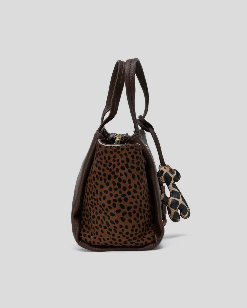Bolso Dos Asas CARMELA Guepardo MARRÓN