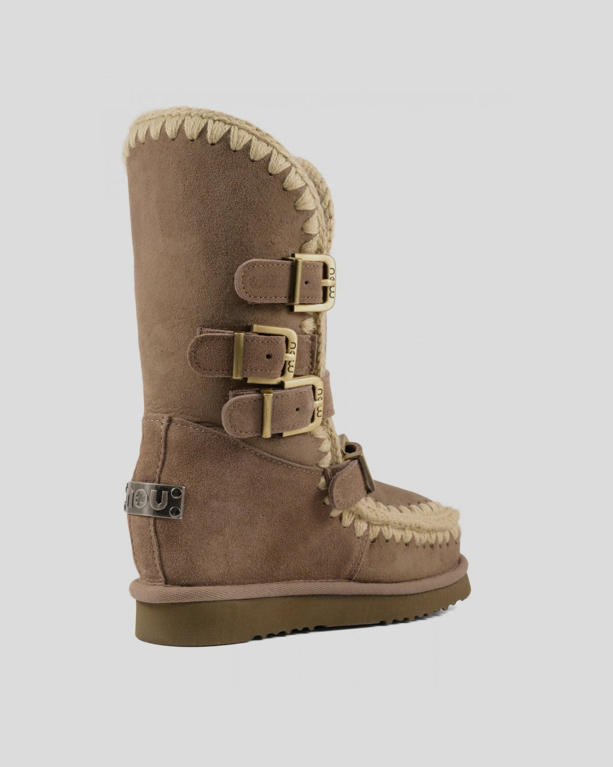 MOU Eskimo Inner Wedge Tall Buckle TAUPE
