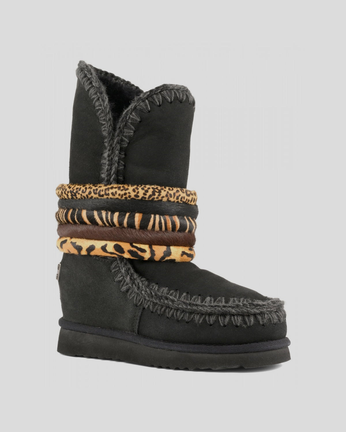 MOU Inner Wedge Tall Bangles NEGRO