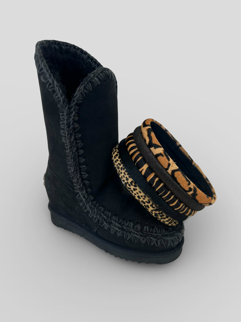 MOU Inner Wedge Tall Bangles NEGRO