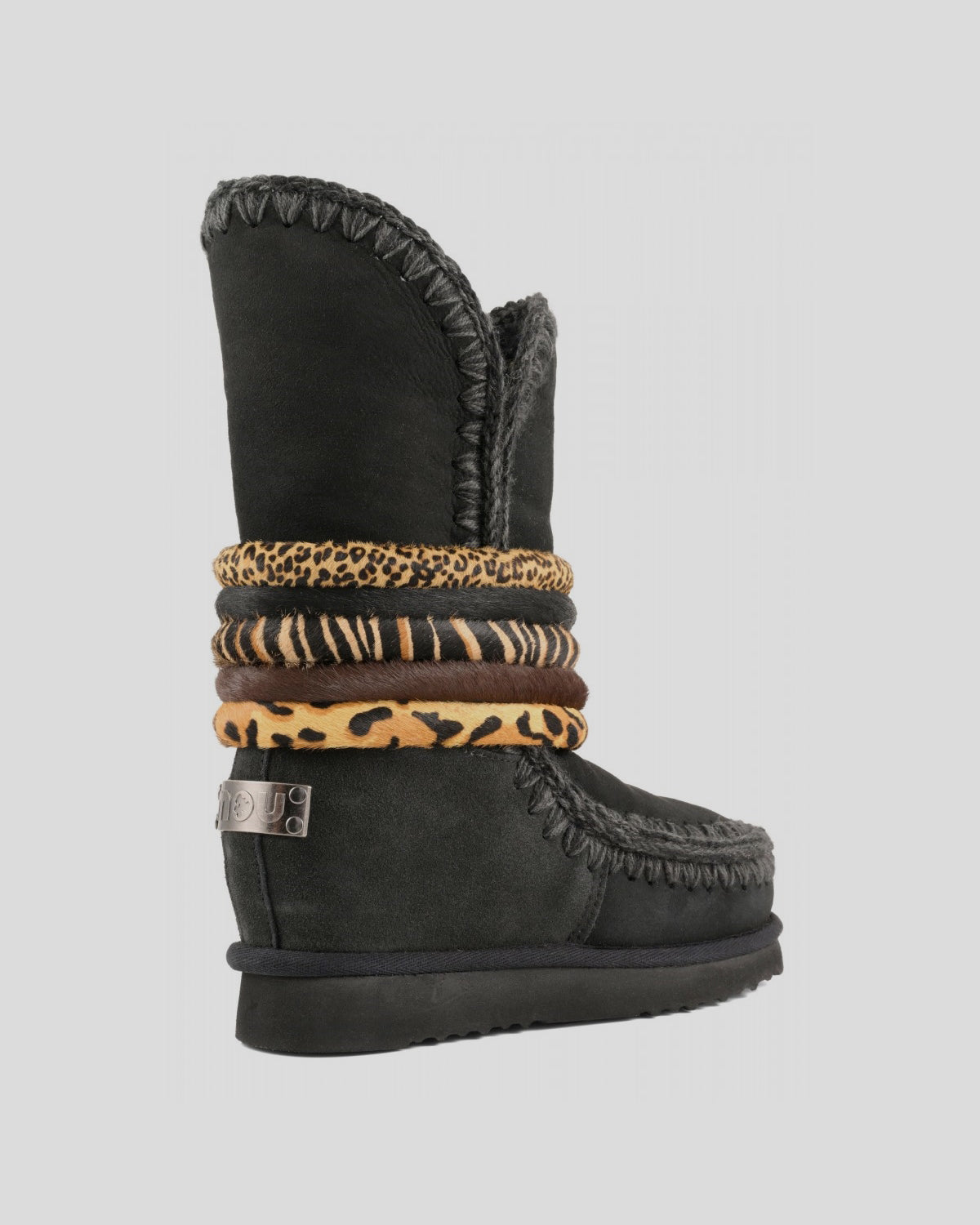 MOU Inner Wedge Tall Bangles NEGRO