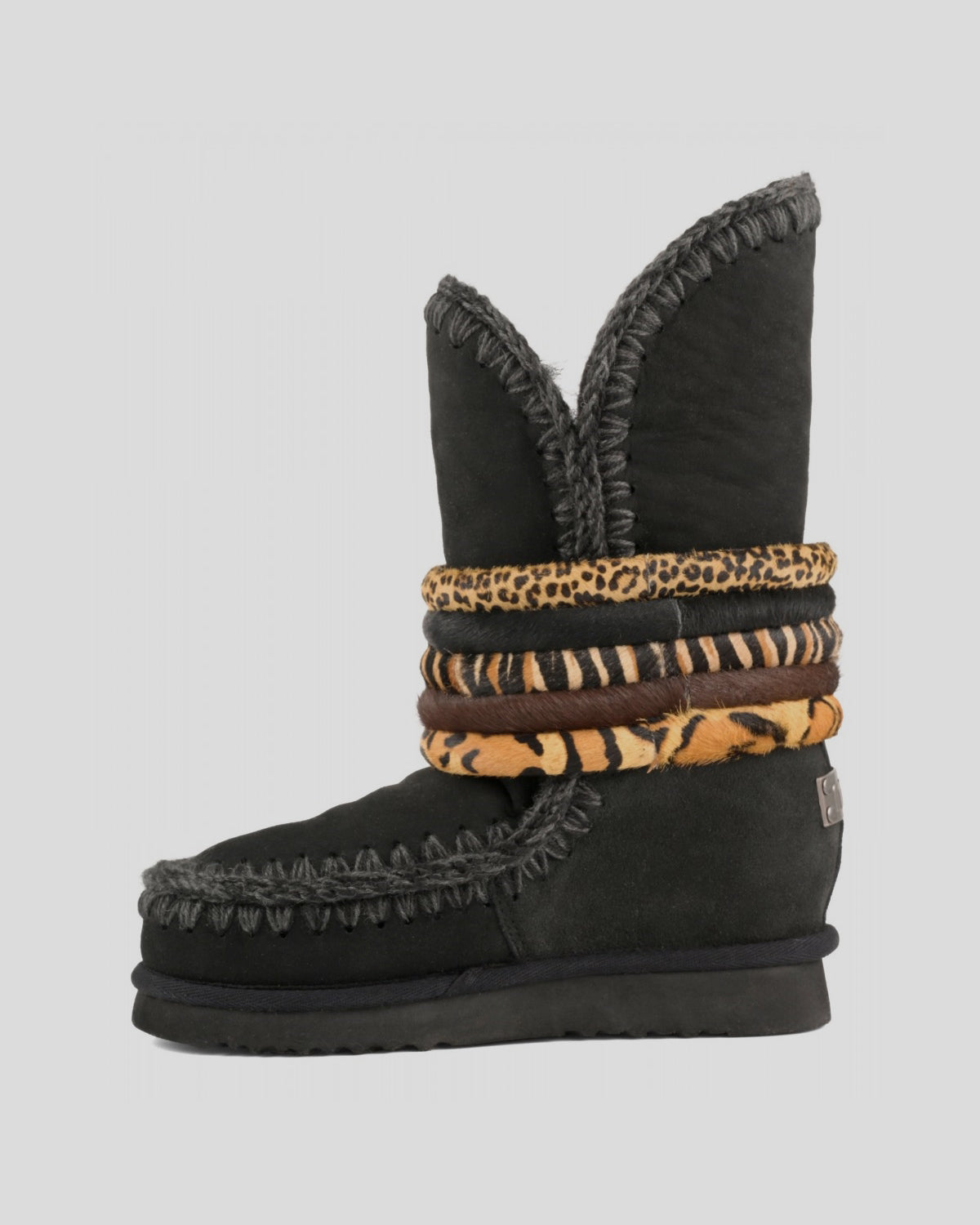 MOU Inner Wedge Tall Bangles NEGRO