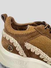 MOU Speed Sneaker Lace Cowskin COGNAC