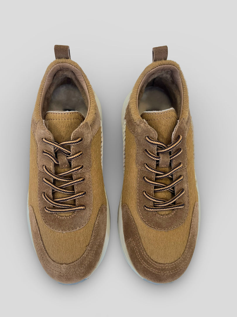 MOU Speed Sneaker Lace Cowskin COGNAC