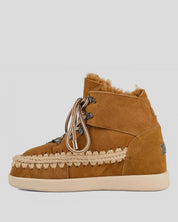 MOU New Inner Wedge Lace-Up COGNAC
