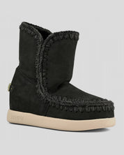MOU New Inner Wedge Suede NEGRO