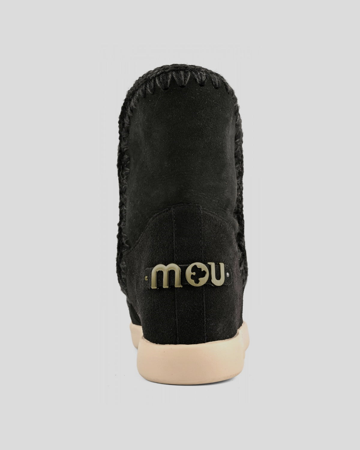 MOU New Inner Wedge Suede NEGRO