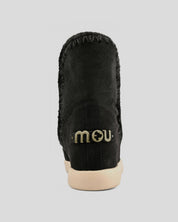 MOU New Inner Wedge Suede NEGRO