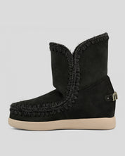 MOU New Inner Wedge Suede NEGRO