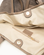 Bolso GAIMO Inés Ante y Piel TAUPE