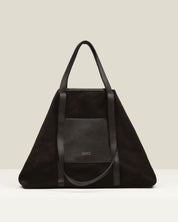 Bolso GAIMO Inés Ante y Piel CHOCOLATE
