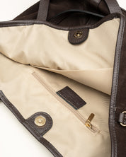 Bolso GAIMO Inés Ante y Piel CHOCOLATE